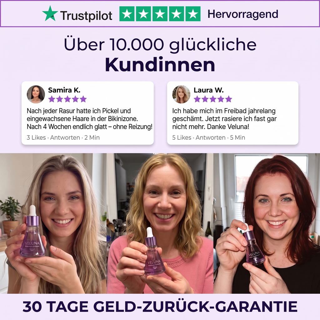 Pflanzlicher Haarwuchsstopp.